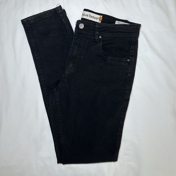 Tailor Vintage Other - Tailor Vintage Men's 32x32 Black Denim Jeans Connecticut Bristol Skinny Fit